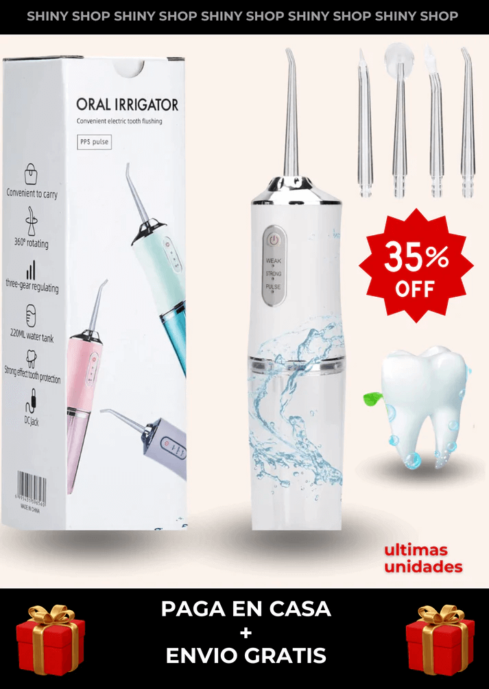 Irrigador dental en oferta